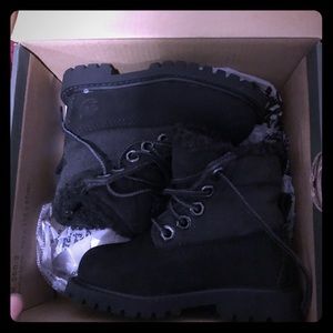 Size 5 toddler black Timberlands